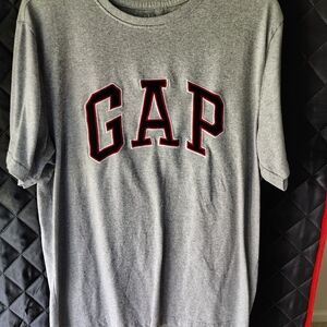 GAP Gray T-Shirt with Red Logo